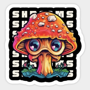 shrooms Sticker